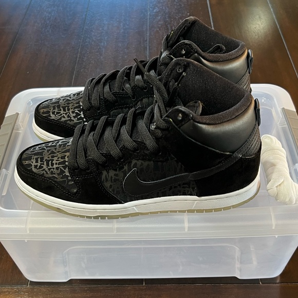 RARE DS 2013 NIKE SB DUNK HIGH PREMIUM NECKFACE SHOES SZ MENS 8.5 AUTHENTIC! - Picture 4 of 12